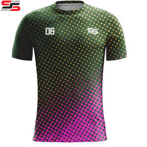Maillot de football sublimation personnalisé de haute qualité Uniforme de football T-shirt de course à manches courtes Prix de gros Uniformes - Product Image 5