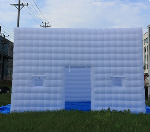 Grande tente de fête gonflable blanche, salle de discothèque, maison, chapiteau, tente cube gonflable avec événements de mariage, <span class=keywords><strong>26</strong></span> <span class=keywords><strong>26</strong></span> 13 pieds - Product Image 3