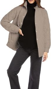 Oversized High Quality Eco-Friendly Waterproof <b>Quilted</b> Jackets <b>Double</b> Breasted Closure Warm Insulated <b>Quilted</b> Jackets Breathable - Product Image 2