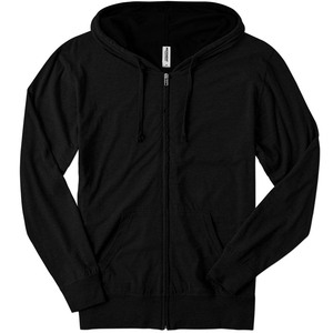 Sweat-shirt à capuche léger à fermeture éclair pour homme et femme, sweat-shirt à capuche à manches longues, veste fine avec fermeture éclair - Product Image 1