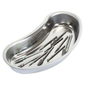 Instrument chirurgical d'hôpital de bol chirurgical de plat de laboratoire de rein polyvalent d'acier inoxydable - Product Image 3