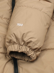 Chaqueta acolchada de color caqui de calidad superior para hombre de North Face para mantener el calor de invierno con diseño de logotipo personalizado - Product Image 3