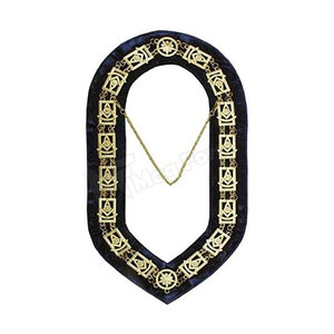 Chaîne décorative maçonnique pour homme, design solide, métal de qualité supérieure, vente en gros personnalisée, toutes saisons, offre spéciale usine - Product Image 1