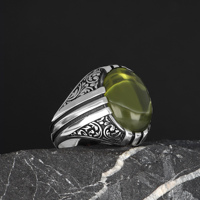 Anillo Clásico de Plata de Ley 925 para Hombre con Ónix Negro y Circonita, Engaste en Bisel, Pureza de Metal de 14K, Joyería para Boda, Compromiso o Fiesta