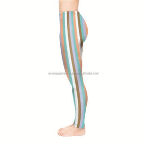 Wholesale Custom Print Women Compression Spandex <b>Leggings</b> High Quality Breathable Anti-Bacterial <b>Knitted</b> Woven Fitness Tights - Product Image 6