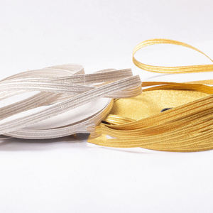 Dentelle à broderie dorée, motif feuille de chêne, dentelle à motif feuille de frêne, ruban - Product Image 4