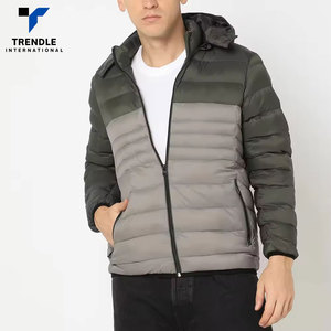 New Design <b>Men</b> Winter <b>Thin</b> Bubble <b>Jacket</b> with Stand Collar High Street Style Long Sleeve Polyester/Nylon Material - Product Image 2