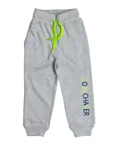 Commercio all'ingrosso di forniture di fabbrica pantaloni per bambini in cotone taglio e cucito pantaloni in pile grigio MELANGE Jogging