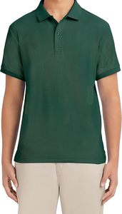 Polo de manga corta de rendimiento de secado rápido para hombre, Polo de poliéster 100% con patrón 3D - Product Image 3