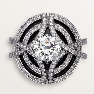 VVS Lab Grown Anillo de compromiso 18K Oro blanco Lab Diamond Wedding 925 Anillo de plata IGI Certified VVS Diamond Ring para mujer - Product Image 3