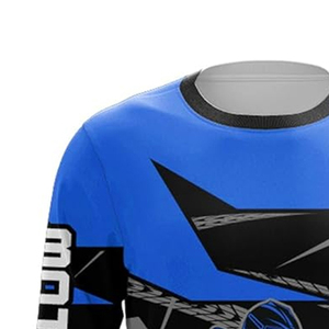 Cómodo de llevar Jersey de carreras para adultos Hombres Servicio OEM Secado rápido Jersey de carreras de motocross ajustado regular - Product Image 6