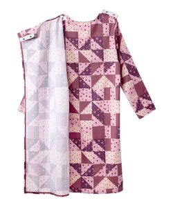 Uniformes de Hospital al por Mayor 100% Poliéster, Batas de Paciente Estampadas para Mujer, Bata Larga - Calidad de Exportación. - Product Image 2