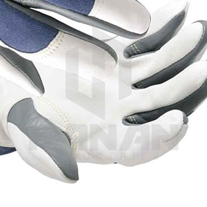 Guantes de soldadura de alto rendimiento Guantes de trabajo de cuero resistentes al fuego para soldadura, molienda y fabricación Precio al por mayor de fábrica - Product Image 6