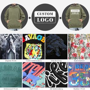 Pierre vierge 100% coton respirante à séchage rapide pour hommes, non-tissé de poids lourd personnalisé de 450gsm pour l'hiver, vente en gros - Product Image 6