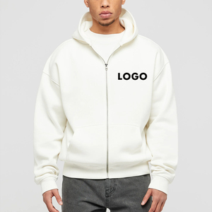 Nouvelle Arrivée Vente Chaude Confortable Épais Zip-Up Goutte D'épaule À Capuche Vintage Casual Wear Haute Qualité Personnalisation Disponible - Product Image 4