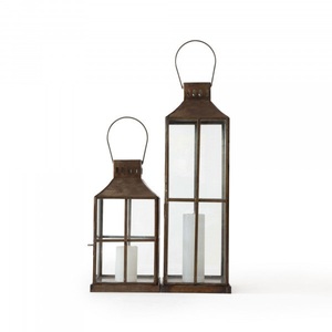 Hot Selling <b>Lantern</b> Made of Metal & Glass <b>Lantern</b> for Outdoor <b>Indoor</b> Use Garden <b>Lantern</b> For Decoration. - Product Image 2
