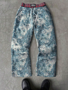 Pantalones de chándal holgados de algodón liso con bolsillos, pantalones de Jogger de gran tamaño para mujer, ropa de calle, pantalones de chándal informales para hombre - Product Image 4