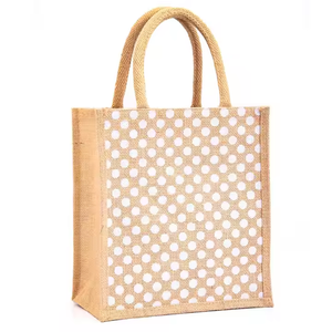 Bolsas de Yute Personalizadas al por Mayor para Empaque Minorista, Uso Promocional y Necesidades de Compras Diarias para Hombres y Mujeres - Product Image 1