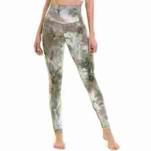 Leggings de Yoga para Mujer al por Mayor, Cintura Alta, Suaves, Ajustados, Control de Abdomen, 23 Colores Personalizables, Negro, Sostenibles, de Secado Rápido y Transpirables - Product Image 4