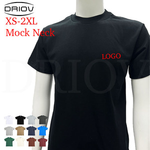 Camiseta Extra Grande de 250-320 Gsm, Camiseta con Logotipo Personalizado, Cuello Redondo Grueso, Cuello Alto Simulado, Camiseta de Alta Calidad y Peso Pesado - Product Image 3