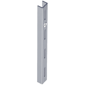 White Steel Single-Row Perforated <b>Wall</b> <b>Rail</b> 1500mm ELEMENT SYSTEM Hooks & <b>Rails</b> - Product Image 3