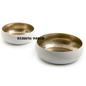 Bol à chocolat en aluminium finition or, qualité supérieure, fait main, bol à bonbons rond, bol à chocolat design - Product Image 3