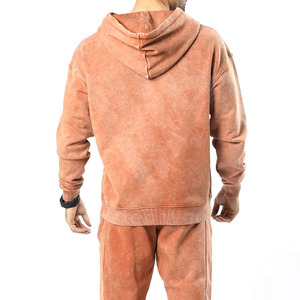 Vêtements populaires pour hommes, service de conception personnalisée OEM, vêtements de sport, entraînement, survêtement délavé à l'acide, ensembles décontractés en deux pièces, sport - Product Image 6