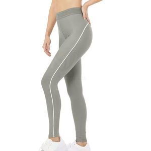 Leggings de yoga pour femmes de haute qualité, pantalon uni à taille mi-haute, respirant, séchage rapide, sans couture, vêtements de sport de fitness, prix raisonnable - Product Image 2