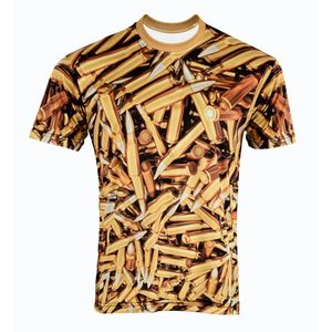 Camisetas de tecnología de sublimación personalizadas al por mayor, camisetas transpirables de poliéster de secado rápido que absorben la humedad, camisetas de rendimiento de entrenamiento de gimnasio para correr - Product Image 5