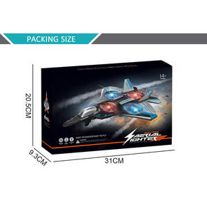Avion télécommandé longue portée 2,4 GHz pour enfants, drone volant en mousse, rotation à 360°, décollage/atterrissage/réenclenchement en un clic, prêt à l'emploi - Product Image 4