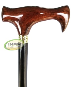 Bastón de madera de diseño hecho a mano para caminar, bastón de madera con mango de madera - Product Image 1