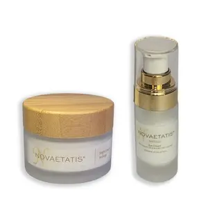 Night face cream anti-aging stimulate skin regeneration plus anti-aging eye cream bags removal lifting action