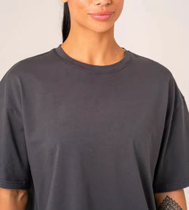 Nuevos diseños de llegada, camisetas para mujer, ropa de calle, camisetas elegantes de Hip Hop informales, camisetas de algodón y poliéster para mujer - Product Image 3