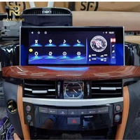 LX570 2008-2015 İç Yükseltme 2016 Araç Orta Konsol Kiti için RoadNavi Android Araç Radyosu