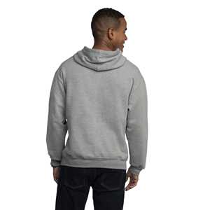 Unisex Oversized Pullover <b>Hoodie</b> with <b>Zip</b> Custom Embroidery Logo Men's Streetwear Sweatshirt for Winter - Product Image 4