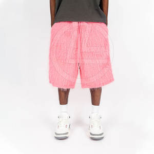 Shorts pour homme en laine 100% douce avec ceinture élastique et coupe décontractée, séchage rapide, légers, respirants, shorts décontractés - Product Image 2