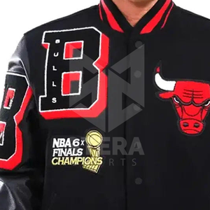 Chaqueta Universitaria Personalizada para Hombre con Cuello Alto, Chaqueta Varsity de Invierno con Bordado de Letras, Logotipos, Parches y Etiquetas Personalizadas - Product Image 5