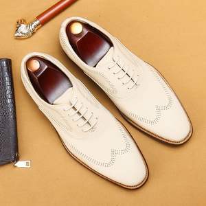 Zapatos de Negocios de Cuero Genuino con Suela Resistente al Desgaste y Plantilla Transpirable, Zapatos Formales para Hombre, Zapatos de Oficina - Product Image 4