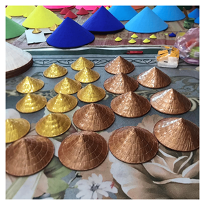 Sombrero Cónico Hecho a Mano de Bambú y Hoja de Palma para Disfraces Tradicionales, Jardinería, Decoración de Exteriores y Recuerdo de Origen Vietnamita - Product Image 5