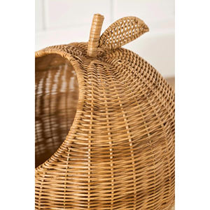 Panier en rotin écologique pour tout-petits Panier en osier tissé Apple OEM disponible Poubelle de rangement de jouets en osier pour pépinière - Product Image 2