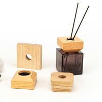 Tapa de Madera de Fresno Personalizada YUESHEN para Botellas de Perfume y Aceites Esenciales, Cubierta de Aromaterapia, Piezas Mecanizadas por CNC