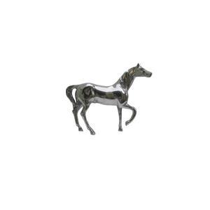 Cheval de course en aluminium doré pour décoration de table Revêtement en poudre d'or Fournitures funéraires finies Article. - Product Image 5