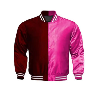 Meilleur tissu Baseball Satin Varsity Jacket pour hommes Top Tendance Confortable Léger Satin Varsity Jacket - Product Image 4