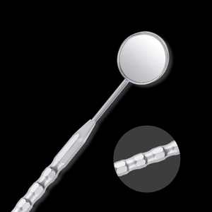 Espejo de inspección dental, herramienta de limpieza de dientes, espejo dental de acero inoxidable - Product Image 5