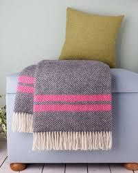 Indian Manufacturer's Double Sided 100% Woolen Woven Throw Blankets Warm Cozy Wool Throws Eco-Friendly Soft Easy <b>Fold</b> <b>Bed</b> <b>Sofa</b> - Product Image 3
