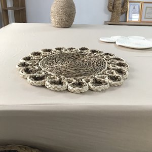 Haute bonne qualité Jute jonc de mer plaque ronde décor Table napperon écologique Durable meubles décoration - Product Image 4