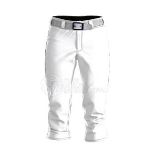 Uniforme de béisbol de ajuste de jugador con pantalones de cintura elástica y uniforme de béisbol personalizado sublimado con parche personalizado - Product Image 3