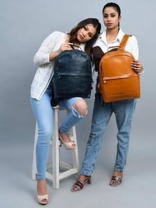 กระเป๋าเป้สะพายหลังใส่แล็ปท็อป ALLB94วินเทจกระเป๋าใส่หนังสือหนัง PU กันน้ำกระเป๋าผ้าใบดีไซน์เนอร์ใช้ได้ทั้งชายและหญิงกระเป๋าสะพายไหล่สำหรับเดินทางสัปดาห์ช้อปปิ้ง - Product Image 2