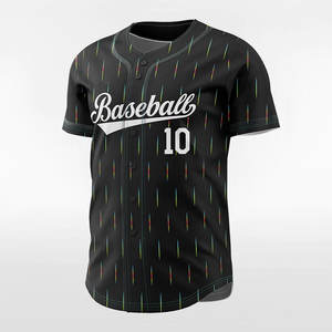 Jersey de béisbol Diseño personalizado Sublimación Camisetas de béisbol Venta al por mayor Uniforme de béisbol de dos botones - Product Image 2
