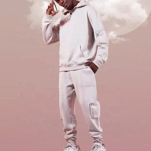 Conjunto de chándal informal de invierno de talla grande para hombre, chaqueta y pantalones de chándal de nailon ecológicos con sudadera técnica estampada - Product Image 5